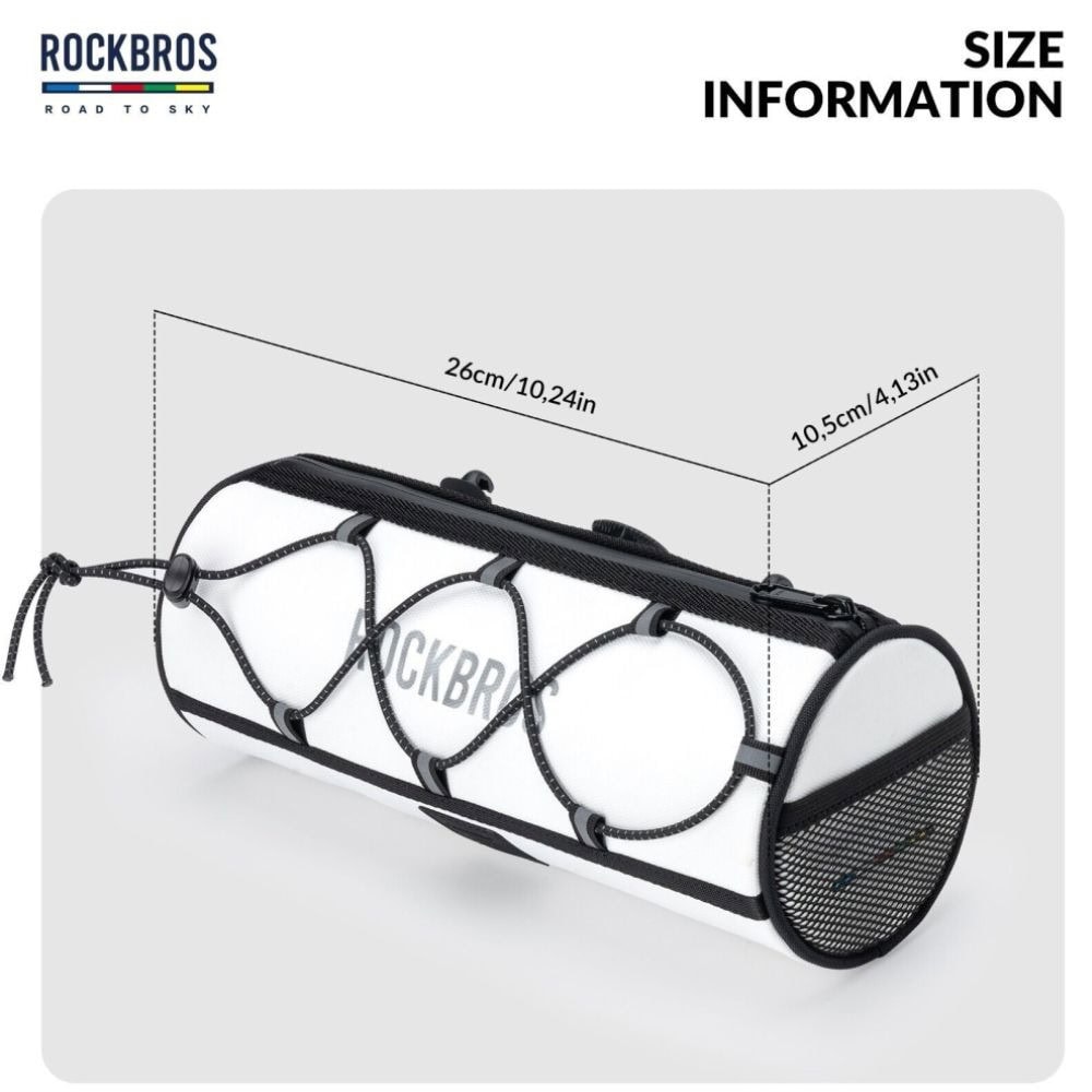 Taška ROCKBROS na riadidlá s kapacitou 1,5L Sivá - Cyklo tašky - 4