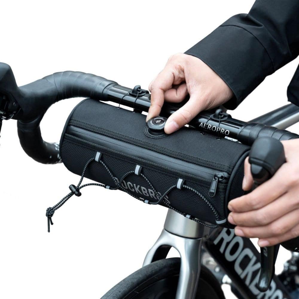 Taška ROCKBROS na riadidlá s kapacitou 1,5L v čiernej farbe - Cyklo tašky - 2
