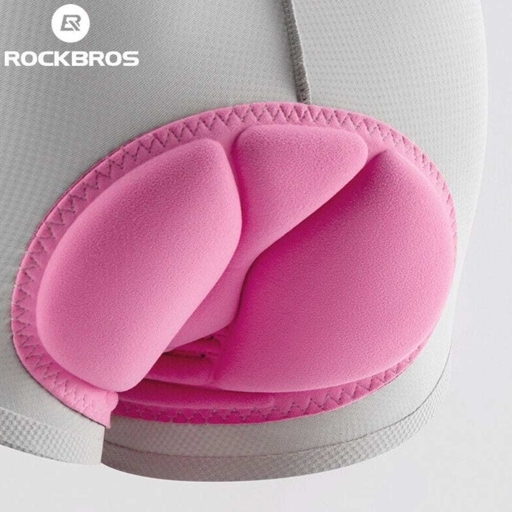 Cyklistická spodná bielizeň ROCKBROS White Pink - Cyklo spodok - 2