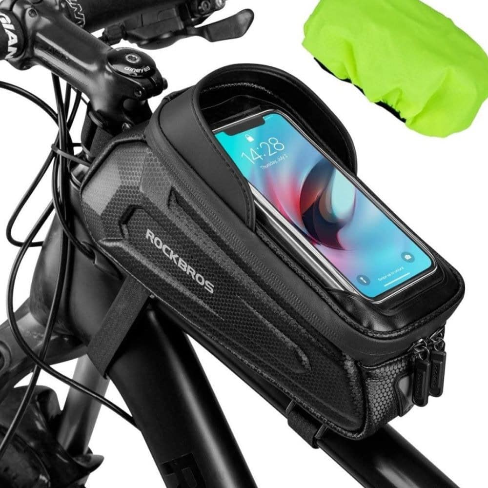 Taška ROCKBROS na rám s držiakom na mobil a kapacitou 1,7L Čierna - Cyklo tašky - 2