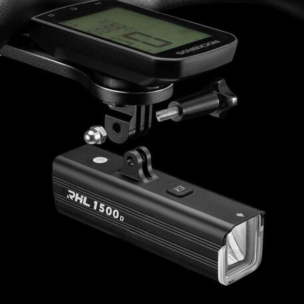 Svetlo predné ROCKBROS 1500LM s USB nabíjaním - Svetlá - 3