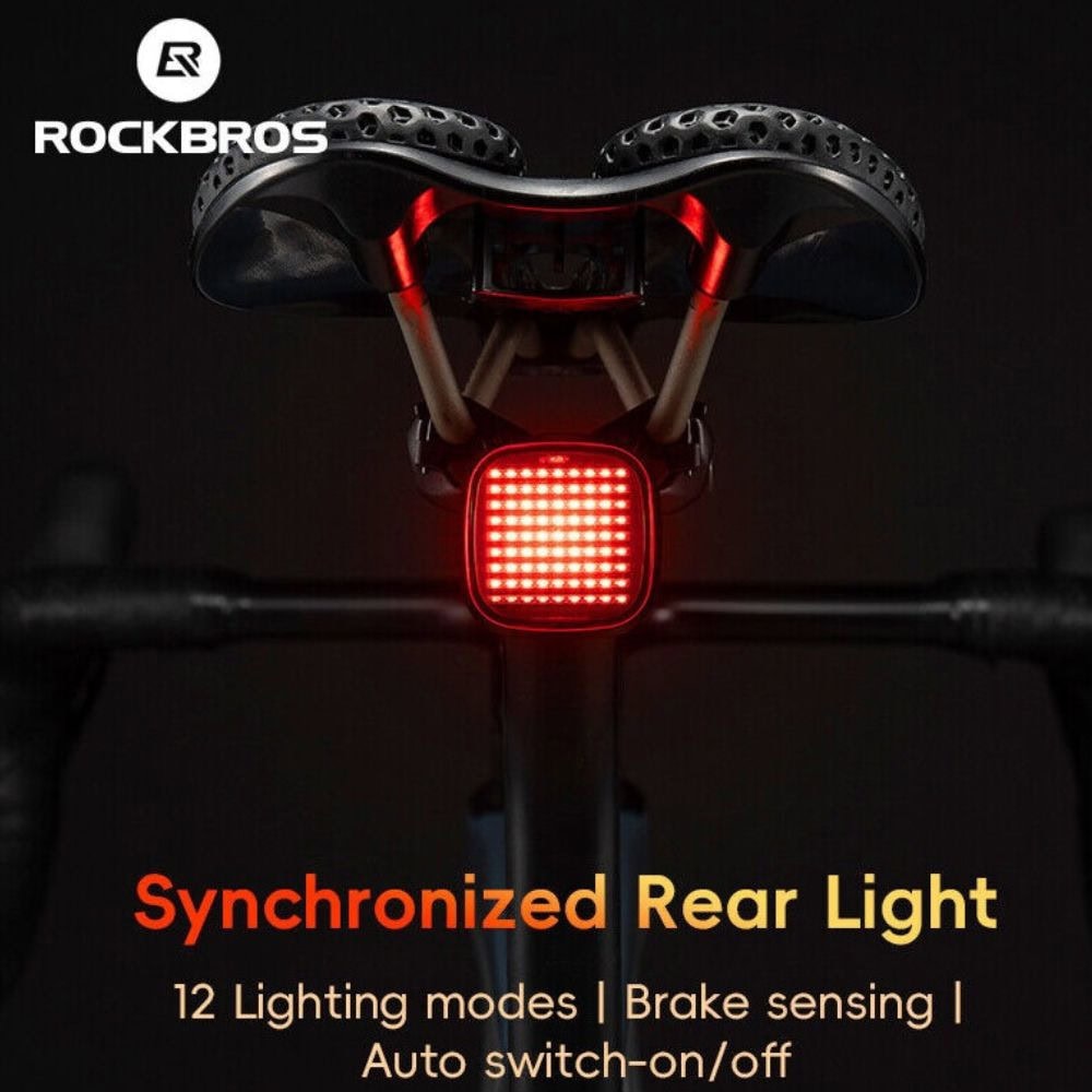 Svetlo zadné ROCKBROS Cob LED IPX7 12F - Svetlá - 6