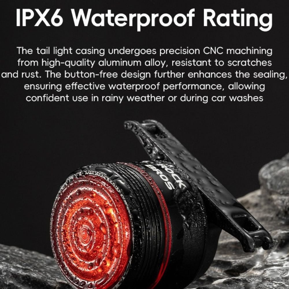 Svetlo zadné ROCKBROS so 6 funkciami IPX6 Cob LED - Svetlá - 2