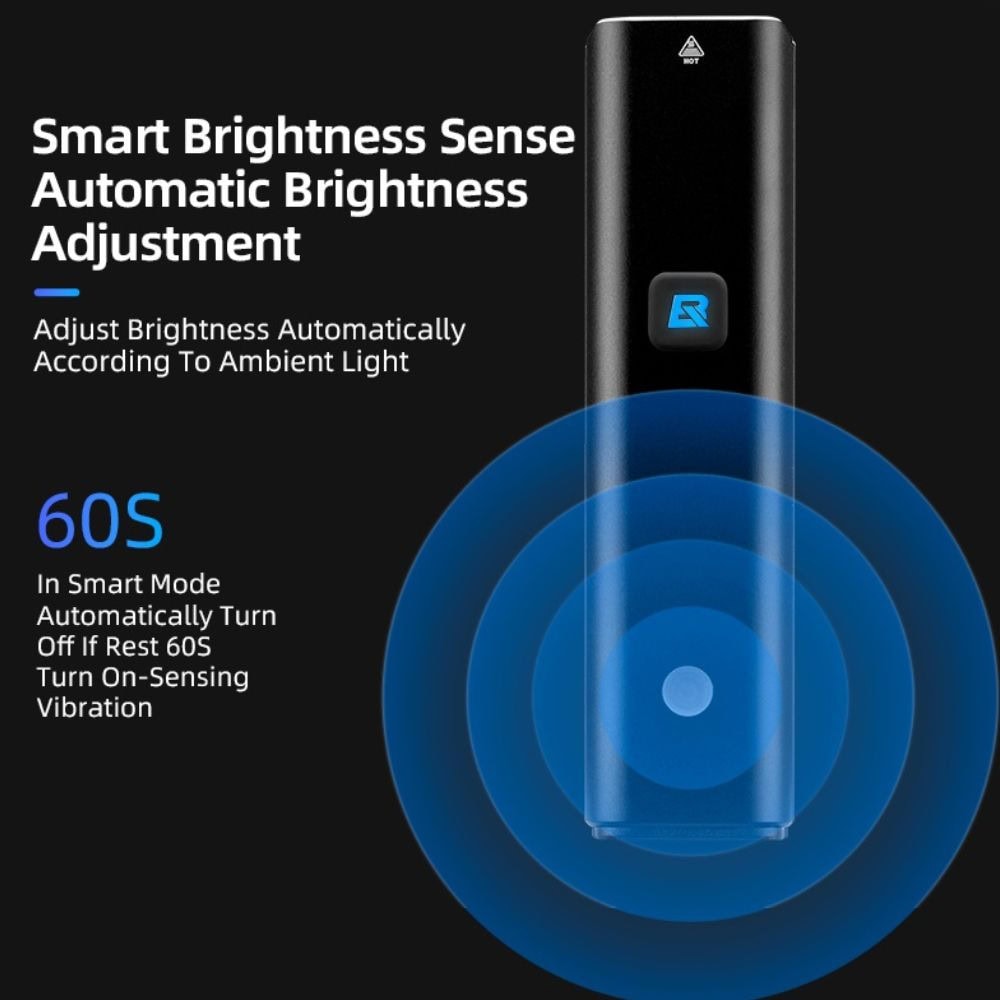 Svetlo predné ROCKBROS 1500 LM 20W Cree XML T6 - Svetlá - 7
