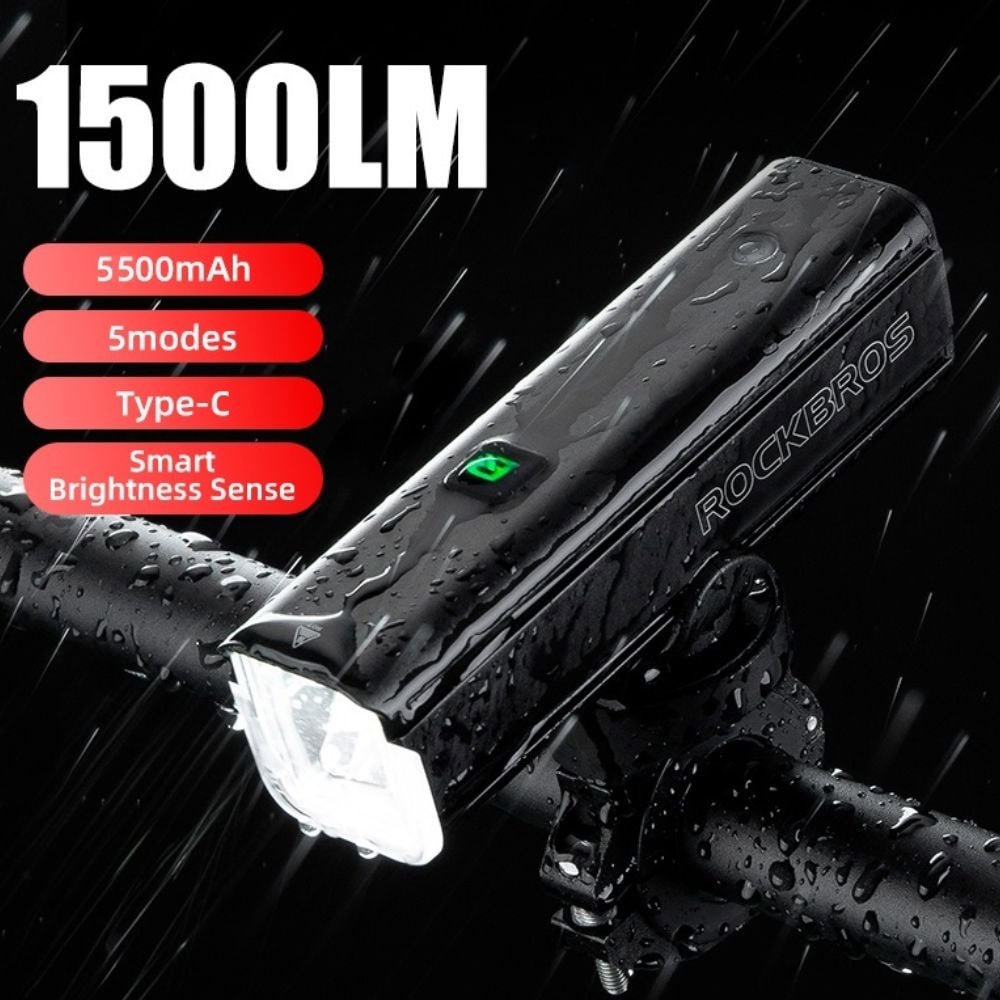 Svetlo predné ROCKBROS 1500 LM 20W Cree XML T6 - Svetlá - 5