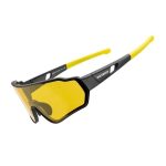 Športové polarizačné okuliare ROCKBROS Black Yellow
