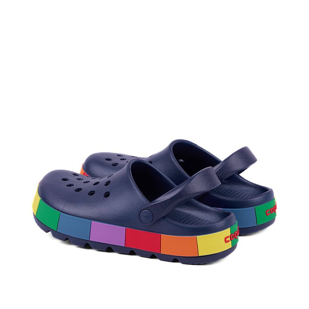 Obuv COQUI Clogsy Niko Navy Spectrum - Šľapky a sandále - 3
