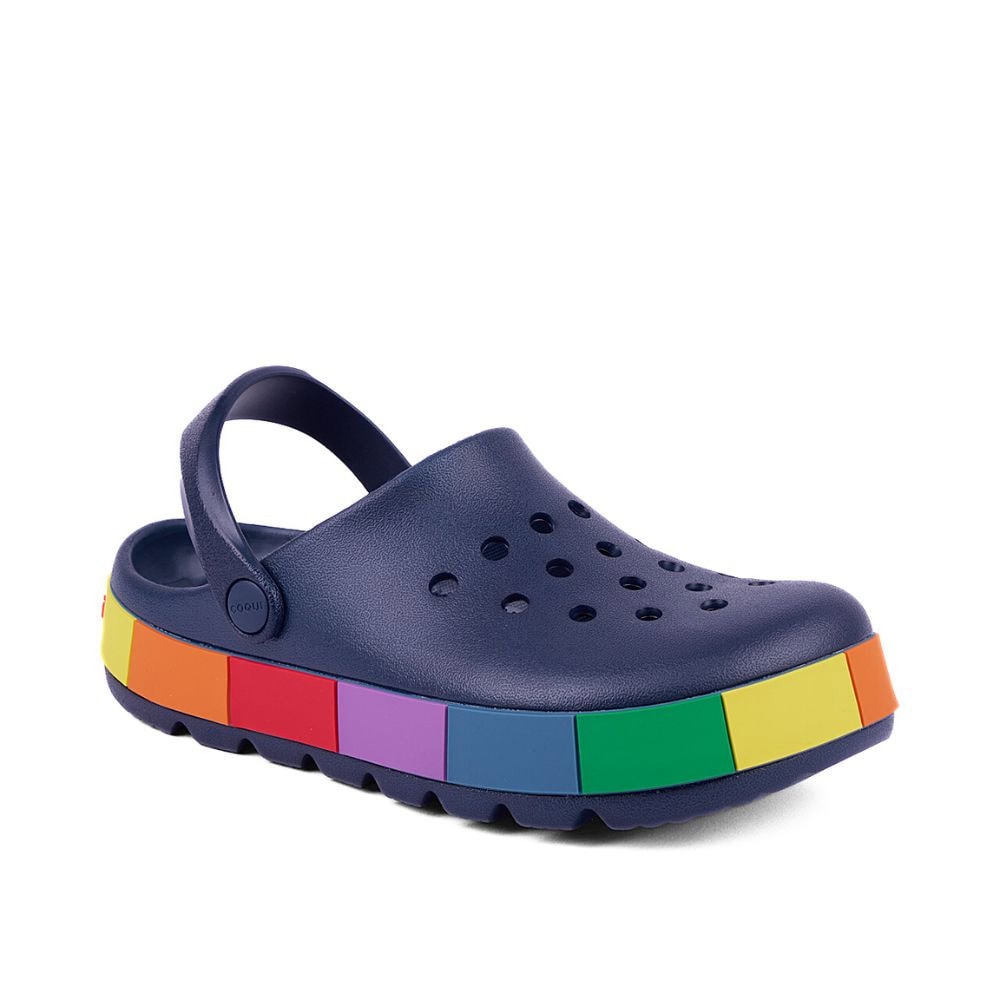 Obuv COQUI Clogsy Niko Navy Spectrum - Šľapky a sandále - 1