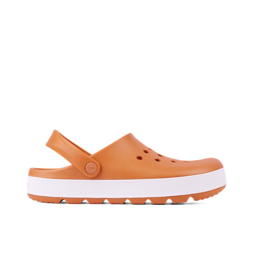 Obuv COQUI Clogsy Niko Caramel White - Šľapky a sandále - 2