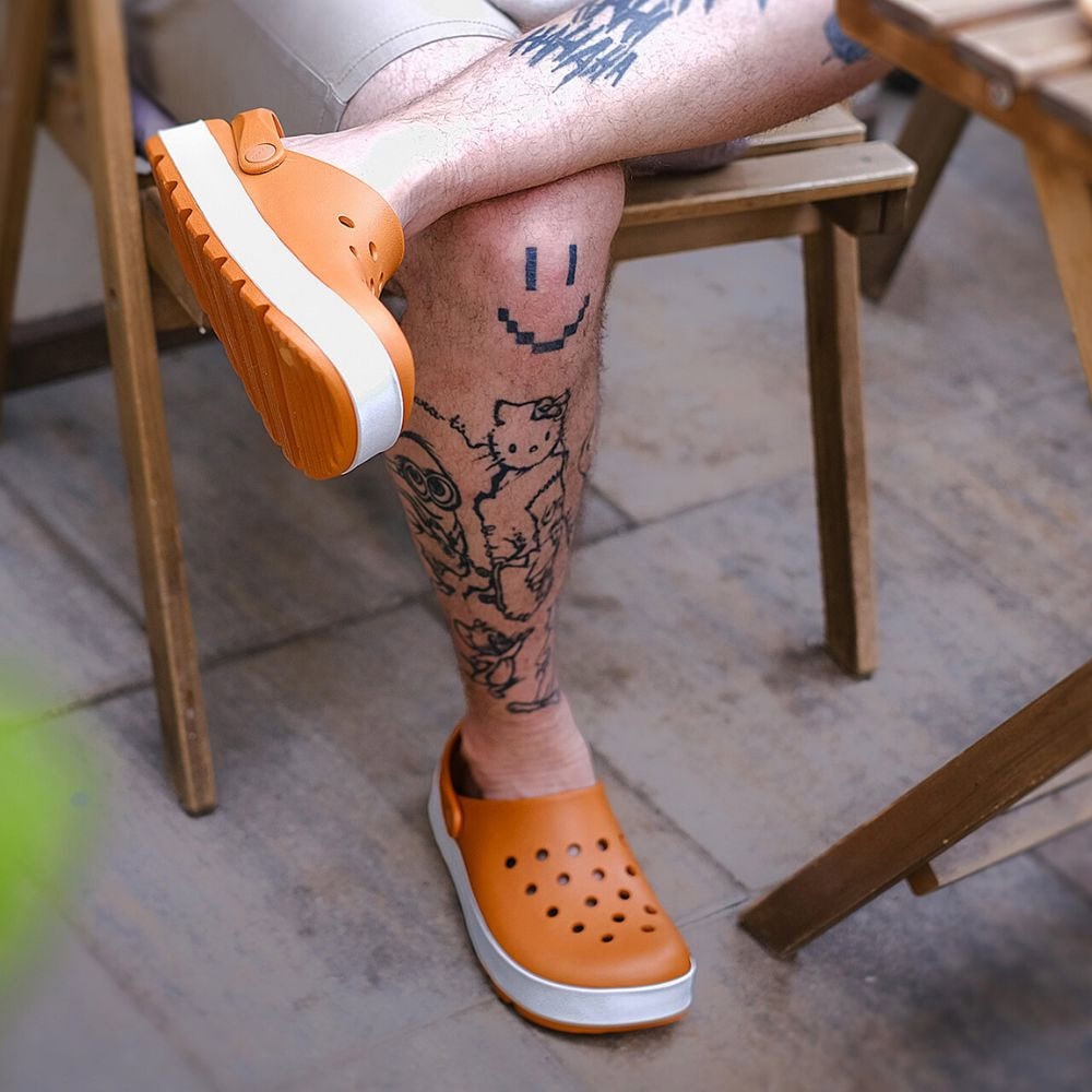 Obuv COQUI Clogsy Niko Caramel White - Šľapky a sandále - 6