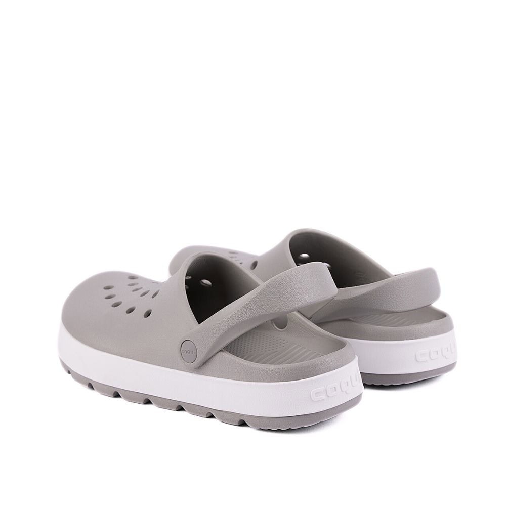 Obuv COQUI Clogsy Niko Grey White - Šľapky a sandále - 3