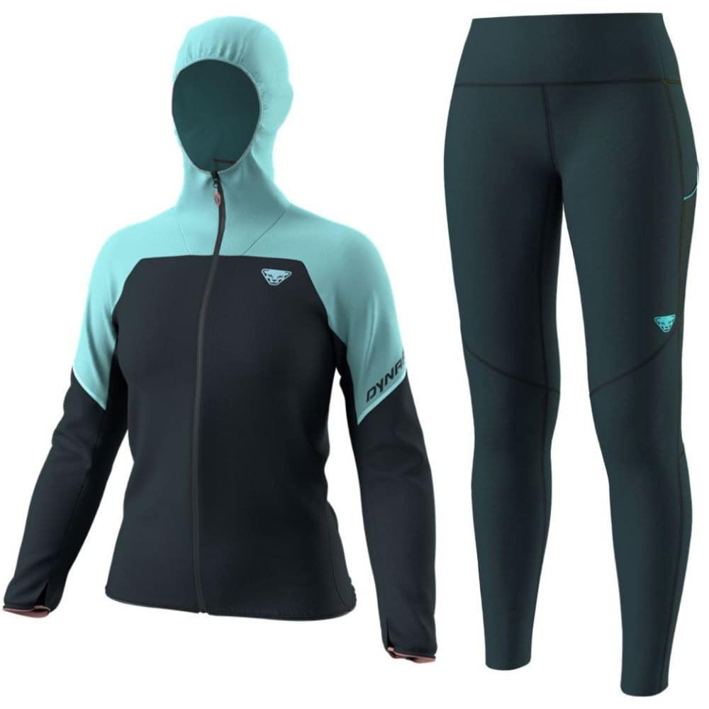 Komplet DYNAFIT Alpine Wind Jacket W Marine Blue + Ultra Tights W Blueberry - SETY - Turistické oblečenie - 1