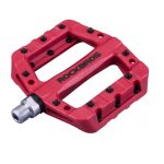 Pedále ROCKBROS Pl Lsl Flat Nylon v červenej farbe