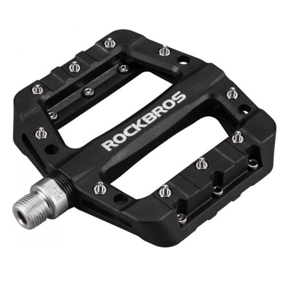 Pedále ROCKBROS Pl Lsl Flat Nylon v čiernej farbe - Pedále - 1