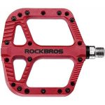 Pedále ROCKBROS Pl Lsl Flat Nylon farba červená