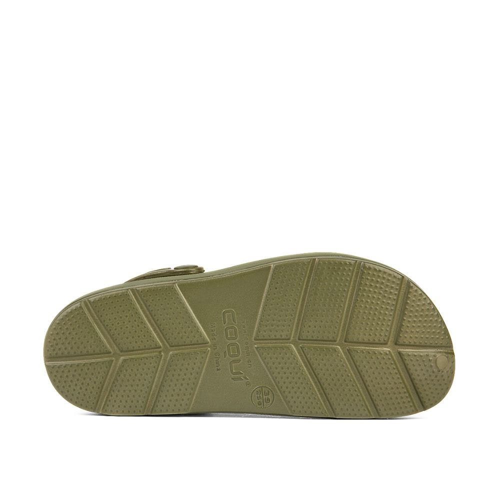 Obuv COQUI Clogsy Lindo Army Grn - Šľapky a sandále - 4