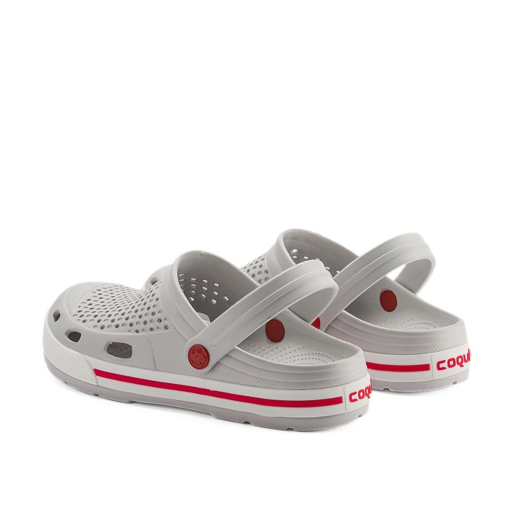Obuv COQUI Clogsy Lindo Khaki Grey - Šľapky a sandále - 2