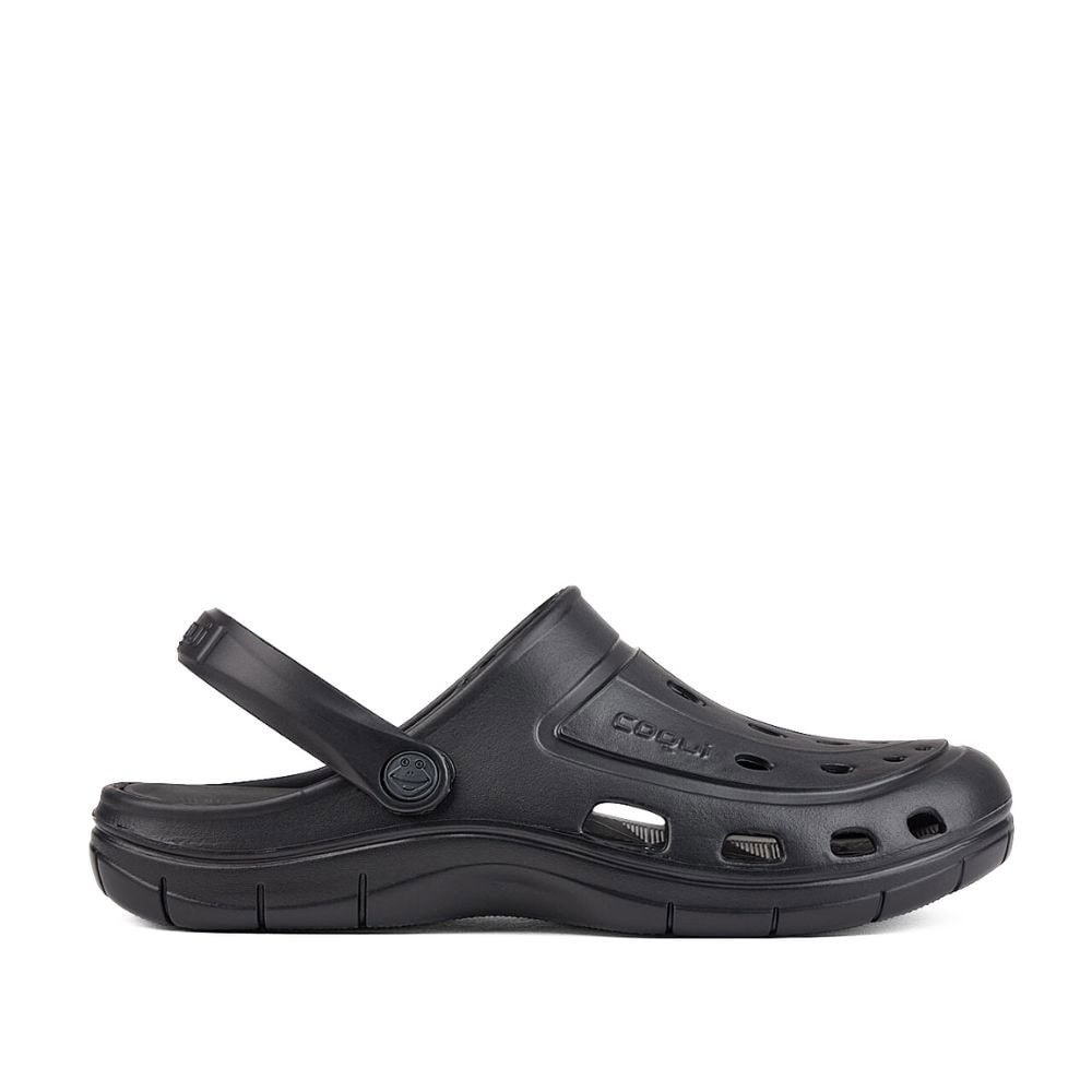 Obuv COQUI Clogsy Jumper Black Antracit - Šľapky a sandále - 2