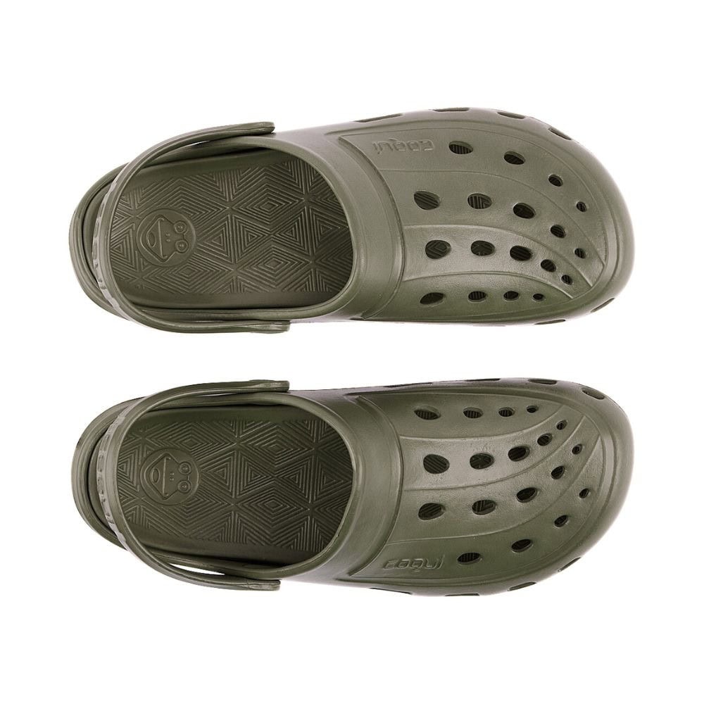 Obuv COQUI Clogsy Jumper Army Green - Šľapky a sandále - 4