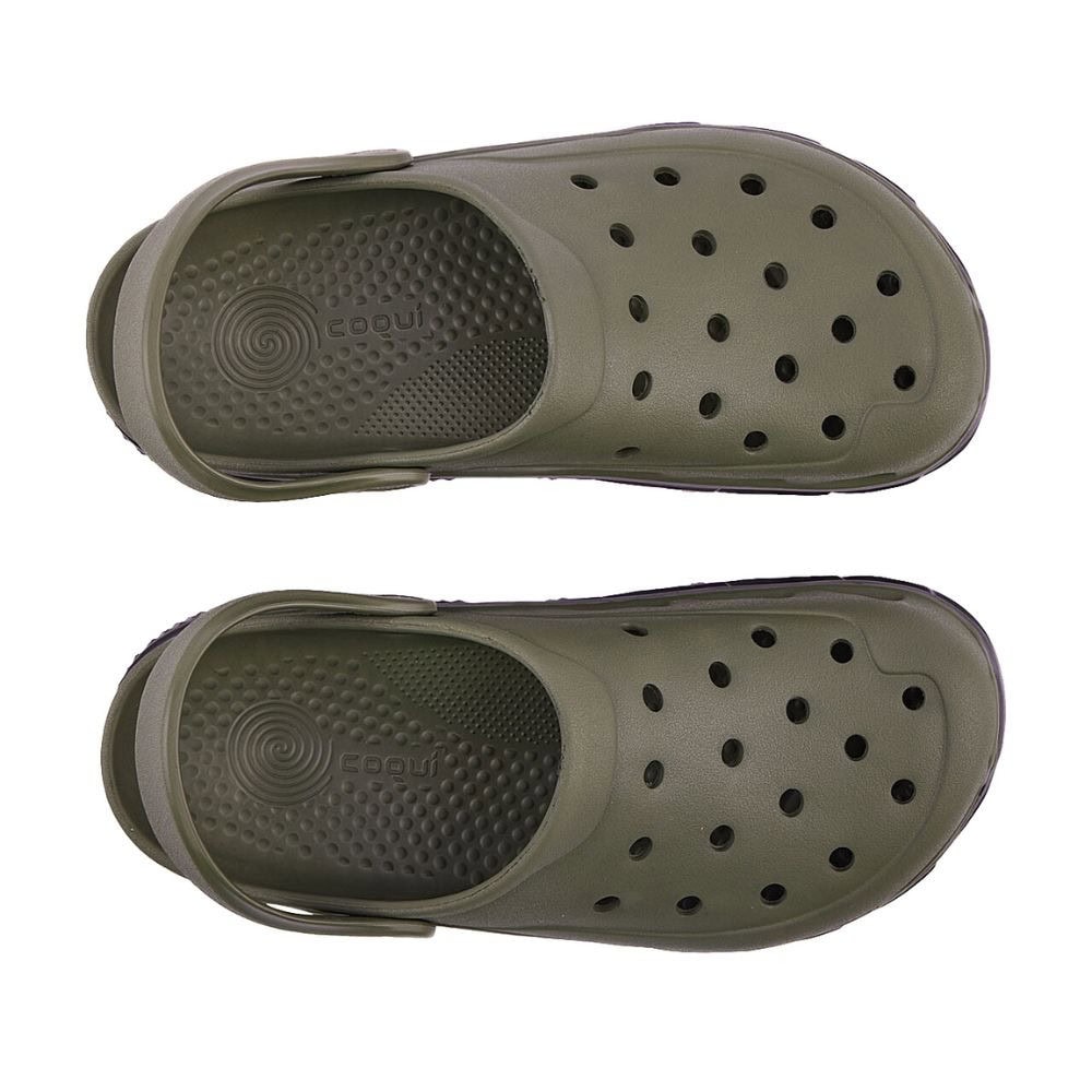 Obuv COQUI Clogsy Cody Army Green Black - Šľapky a sandále - 4