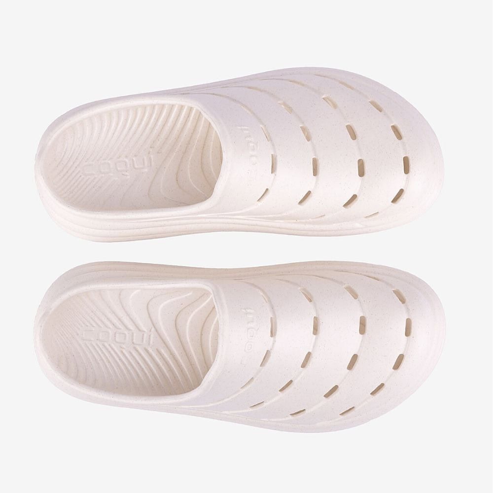 Obuv COQUI Clogsy Craft off White - Šľapky a sandále - 4