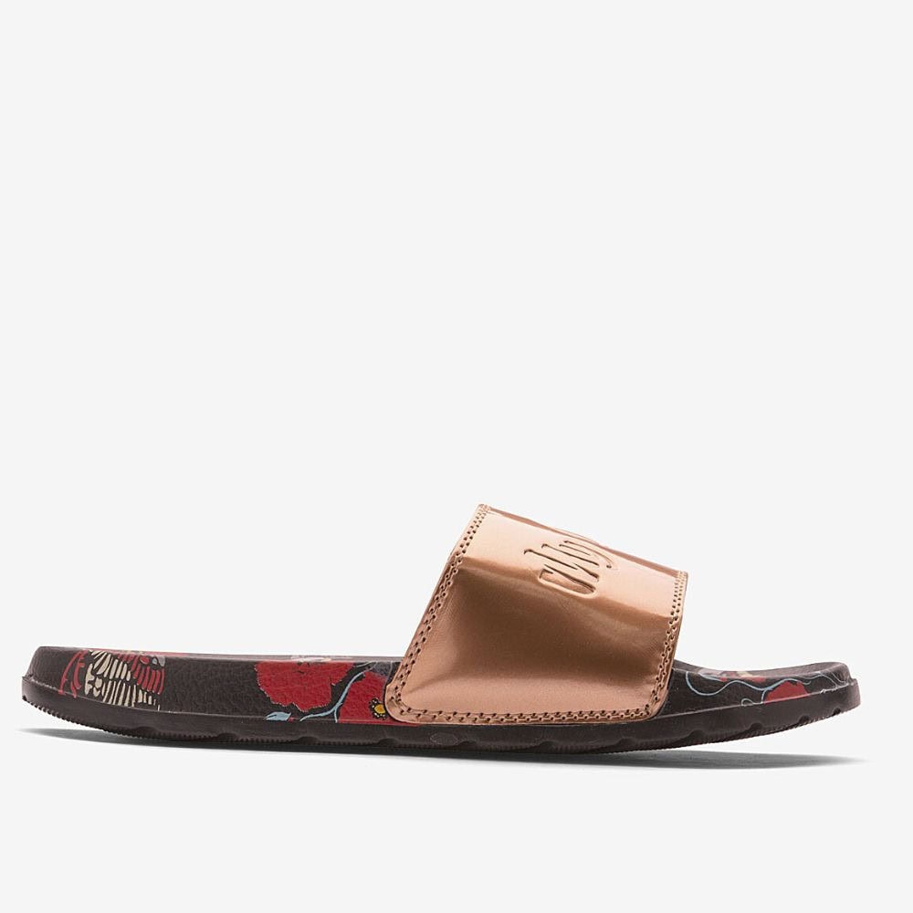 Šľapky COQUI Cleo Birds Bronze - Šľapky a sandále - 5