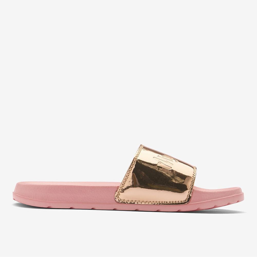Šľapky COQUI Cleo Powder Pink Metallic Pink - Šľapky a sandále - 4