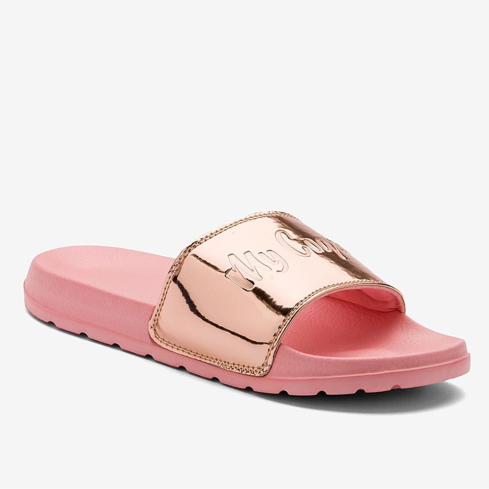 Šľapky COQUI Cleo Powder Pink Metallic Pink - Šľapky a sandále - 1