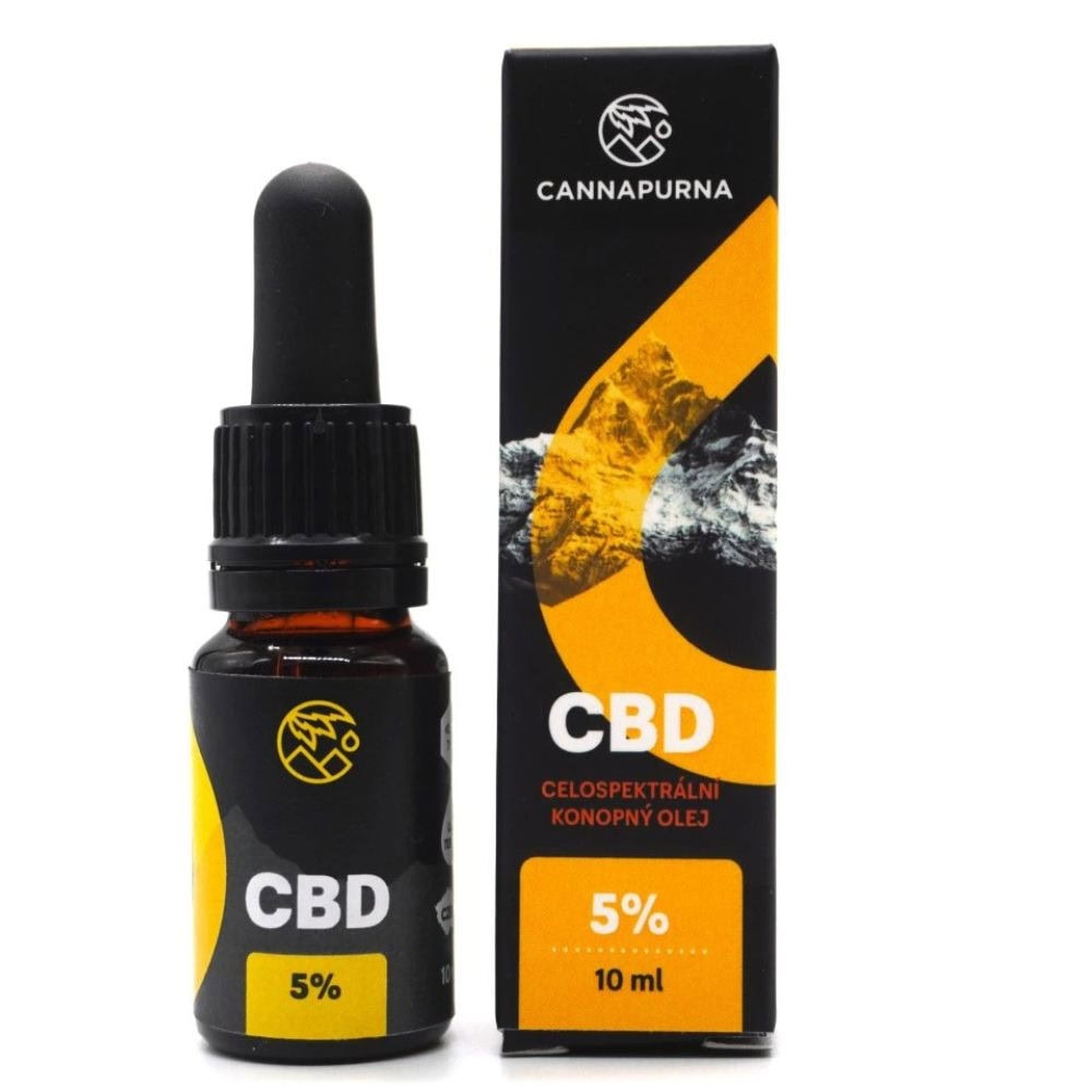 CBD olej 5 % full spectrum - CBD & CBG & CBN - 1