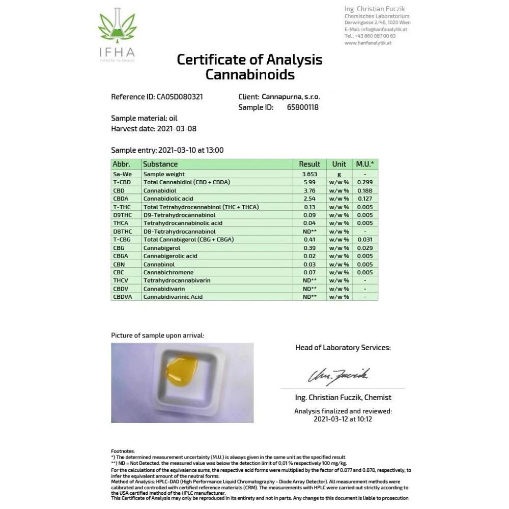CBD olej 5 % full spectrum - CBD & CBG & CBN - 2