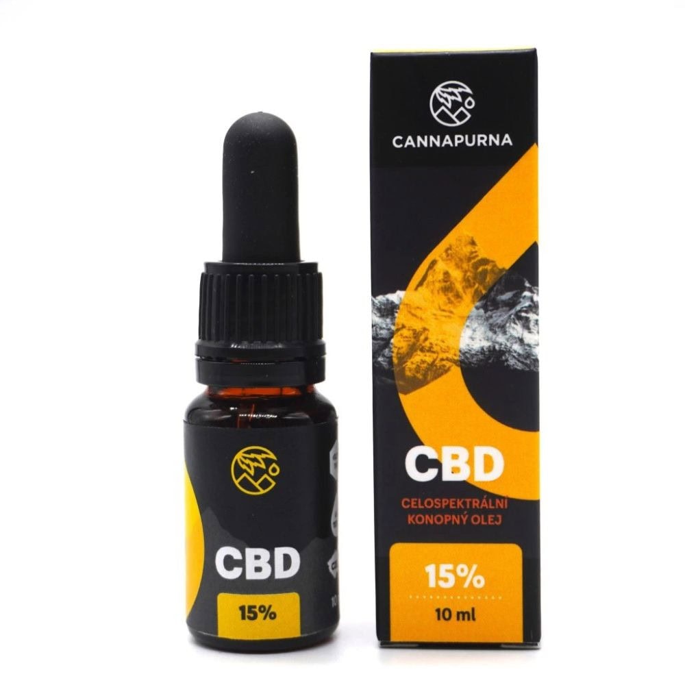 CBD olej 15 % full spectrum - CBD & CBG & CBN - 1