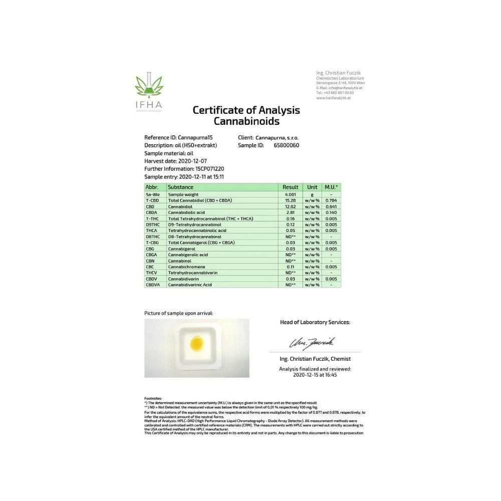 CBD olej 15 % full spectrum - CBD & CBG & CBN - 2