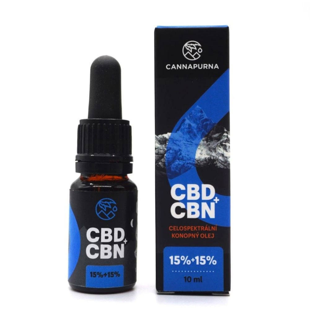 CBN olej 15 % full spectrum - CBD & CBG & CBN - 1
