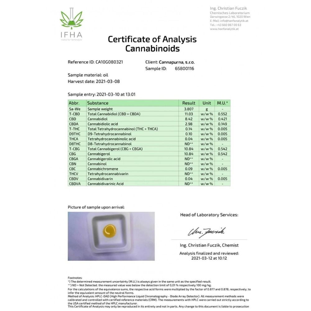 CBG olej 10 % full spectrum - CBD & CBG & CBN - 2