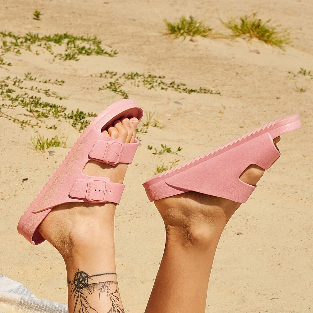 Šľapky COQUI Kong Powder Pink - Šľapky a sandále - 5