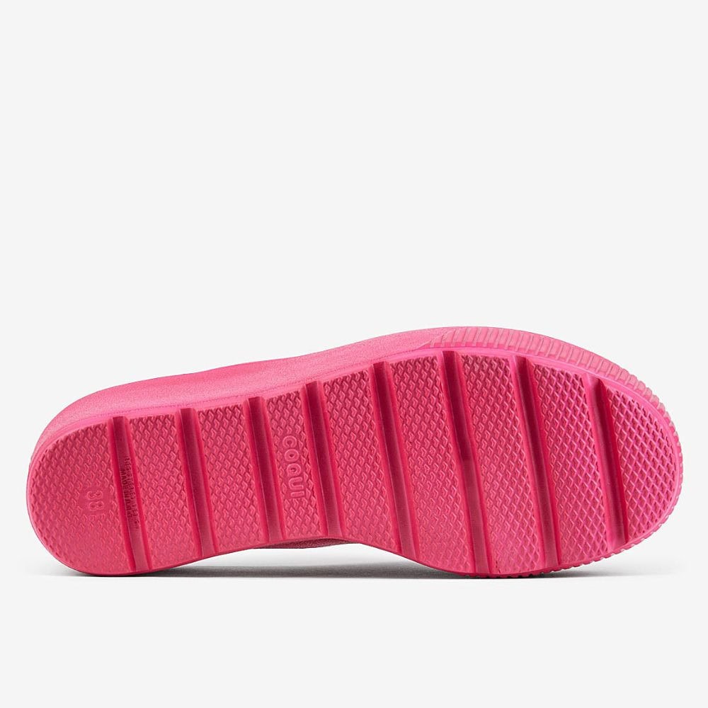 Šľapky na platforme COQUI Pam Orchid Cork - Šľapky a sandále - 6