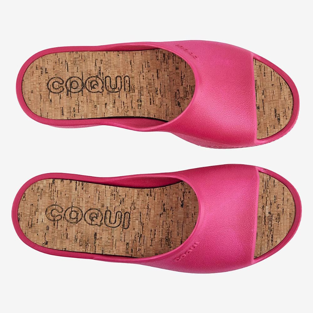 Šľapky na platforme COQUI Pam Orchid Cork - Šľapky a sandále - 2