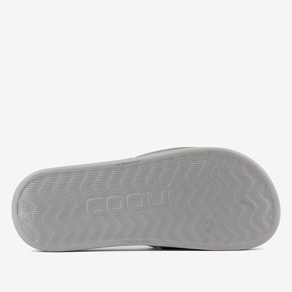 Šľapky COQUI Sana Khaki Grey Silver - Šľapky a sandále - 4
