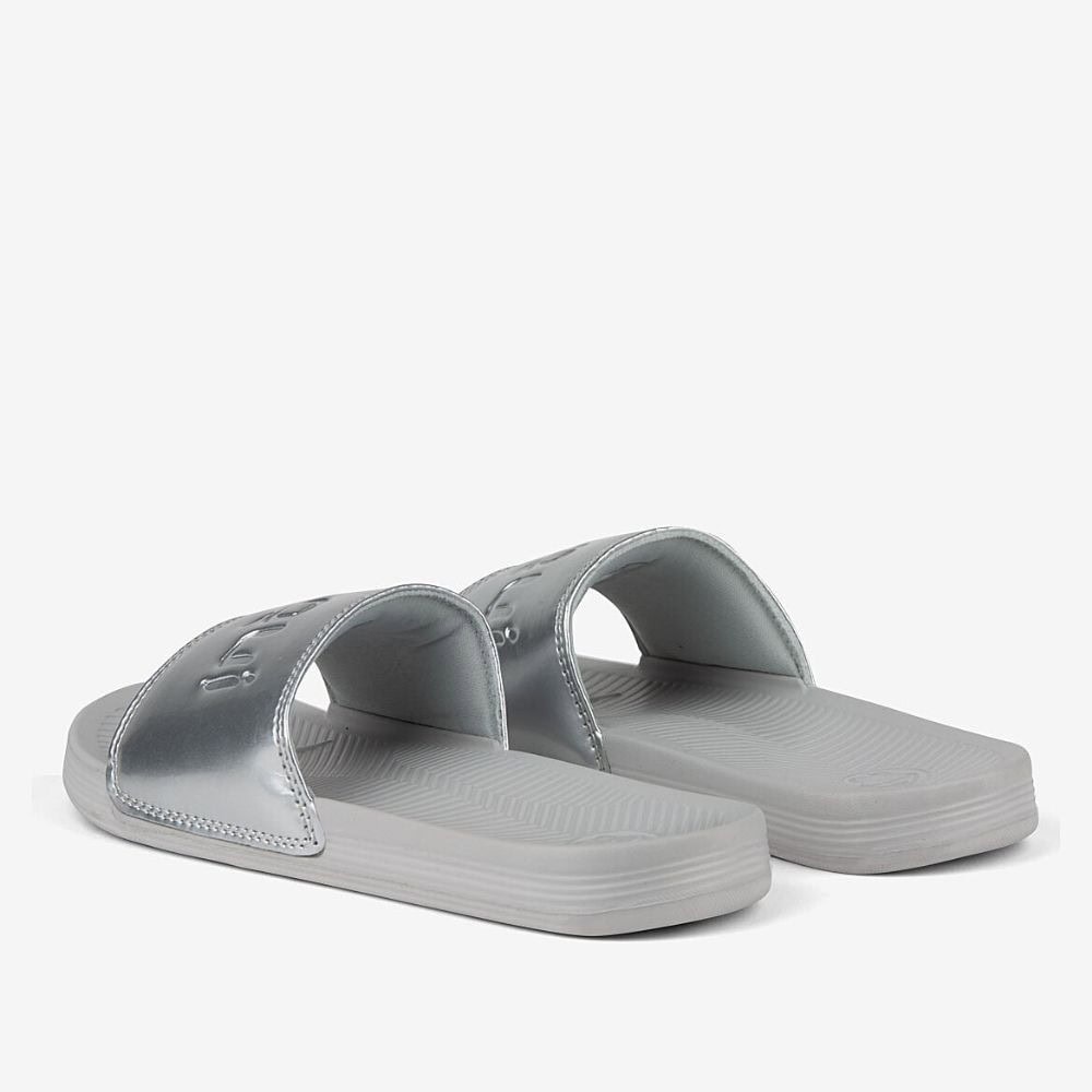Šľapky COQUI Sana Khaki Grey Silver - Šľapky a sandále - 2
