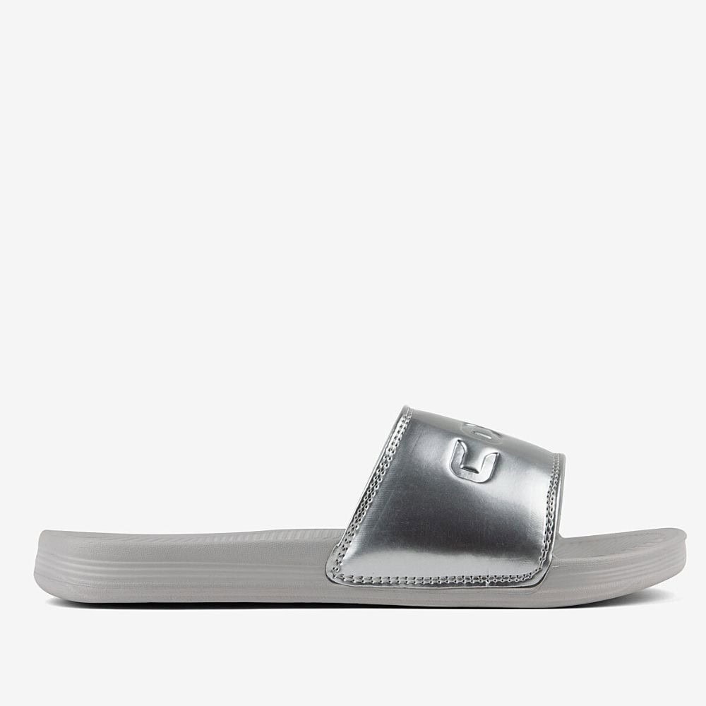 Šľapky COQUI Sana Khaki Grey Silver - Šľapky a sandále - 3