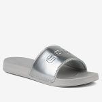 Šľapky COQUI Sana Khaki Grey Silver
