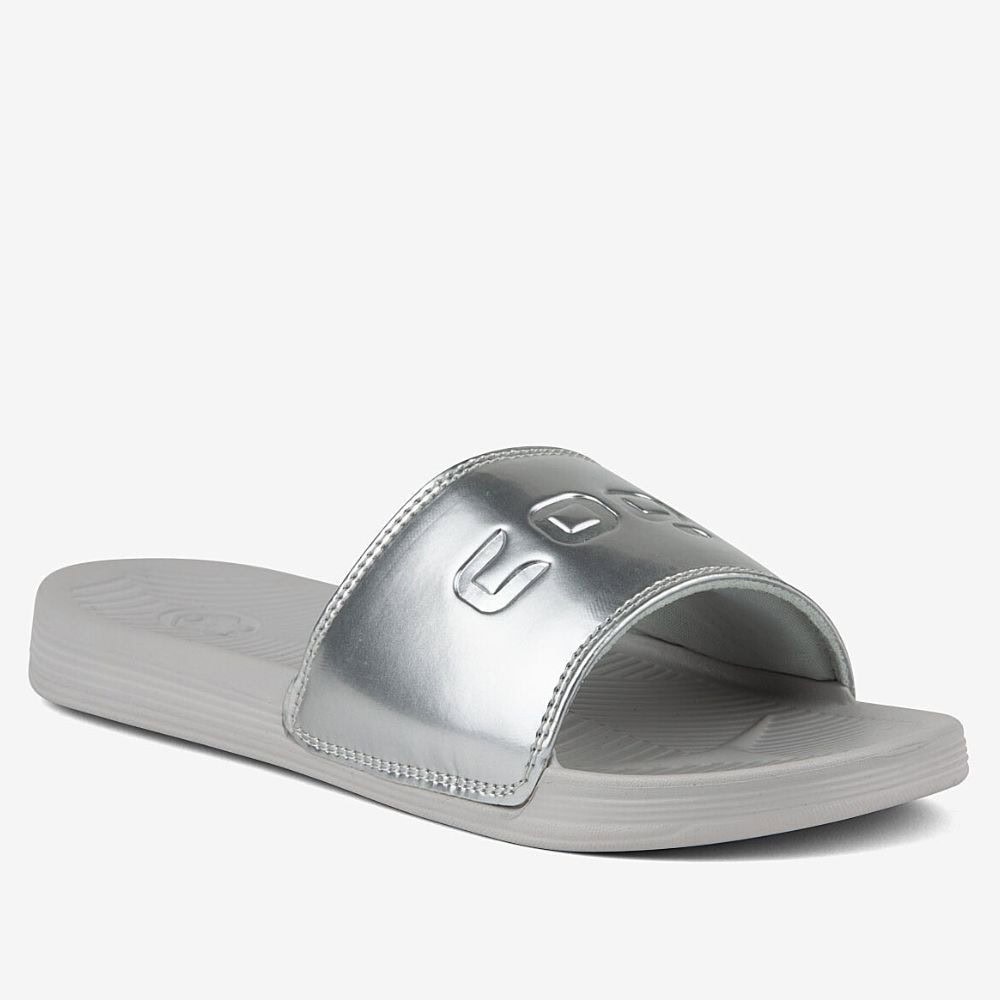 Šľapky COQUI Sana Khaki Grey Silver - Šľapky a sandále - 1