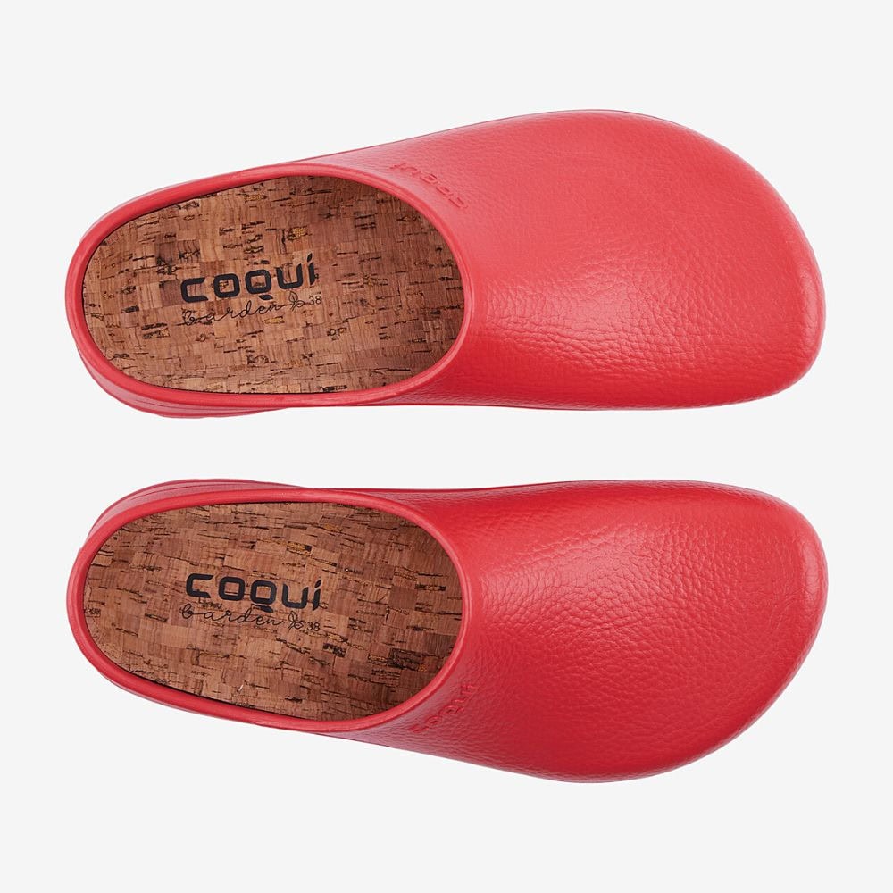 Dámska obuv COQUI Clogsy SEED New Red Cork - Šľapky a sandále - 3