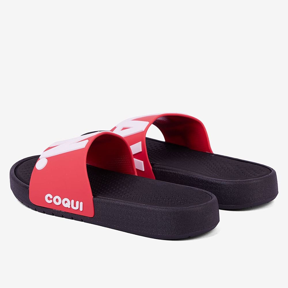 Šľapky COQUI Speedy W Black New Red Relax On - Šľapky a sandále - 4