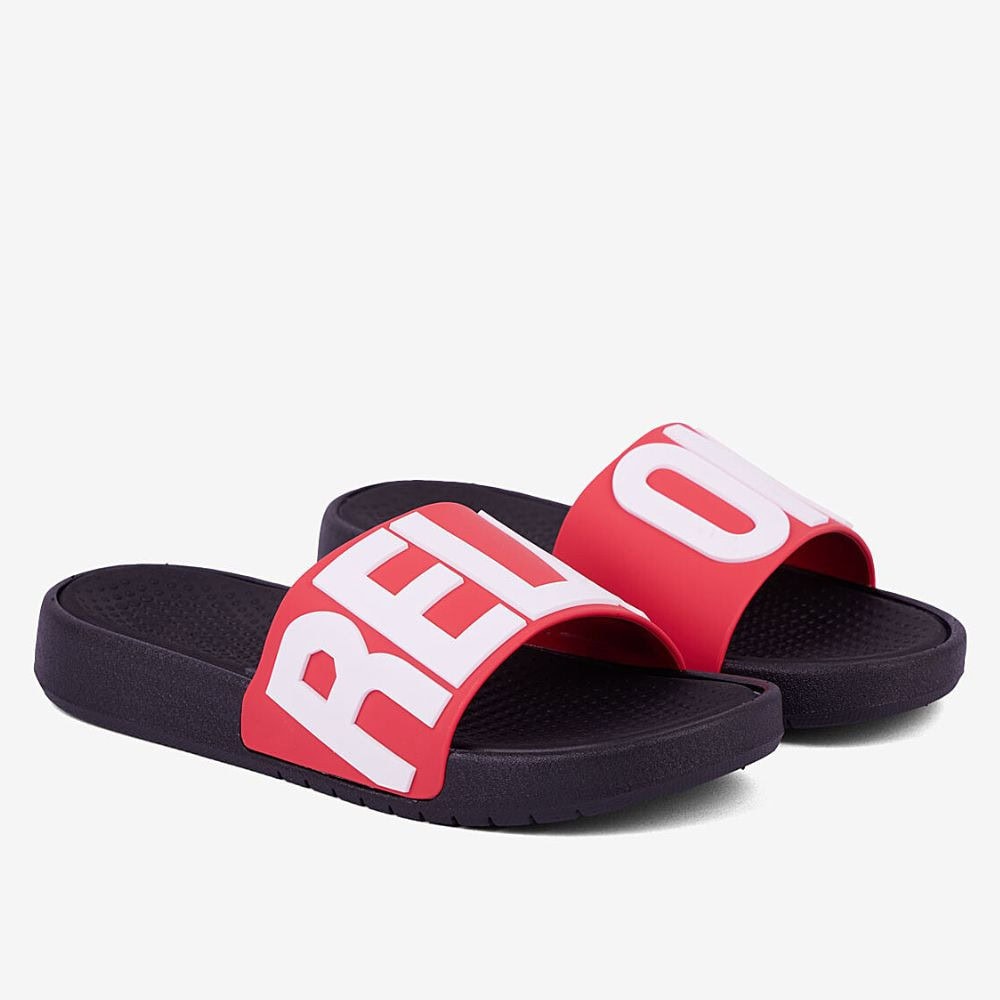 Šľapky COQUI Speedy W Black New Red Relax On - Šľapky a sandále - 2
