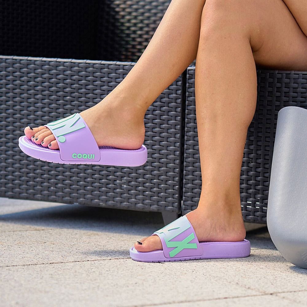 Šľapky COQUI Speedy Lt Lila Aqua Relax On - Šľapky a sandále - 5