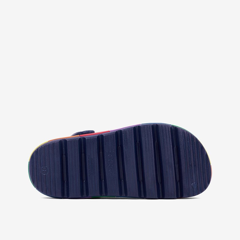 Dámska obuv COQUI Clogsy NIKO Navy Spectrum - Šľapky a sandále - 6