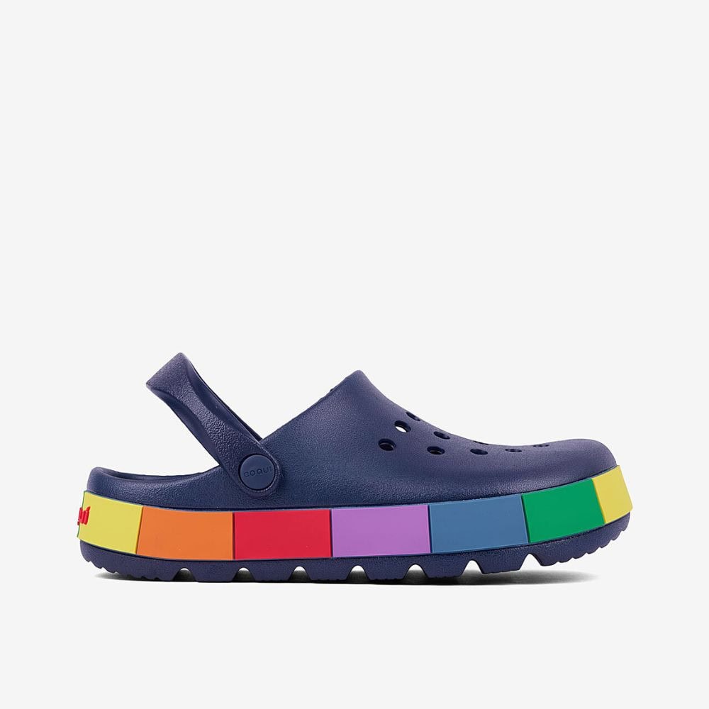 Dámska obuv COQUI Clogsy NIKO Navy Spectrum - Šľapky a sandále - 3