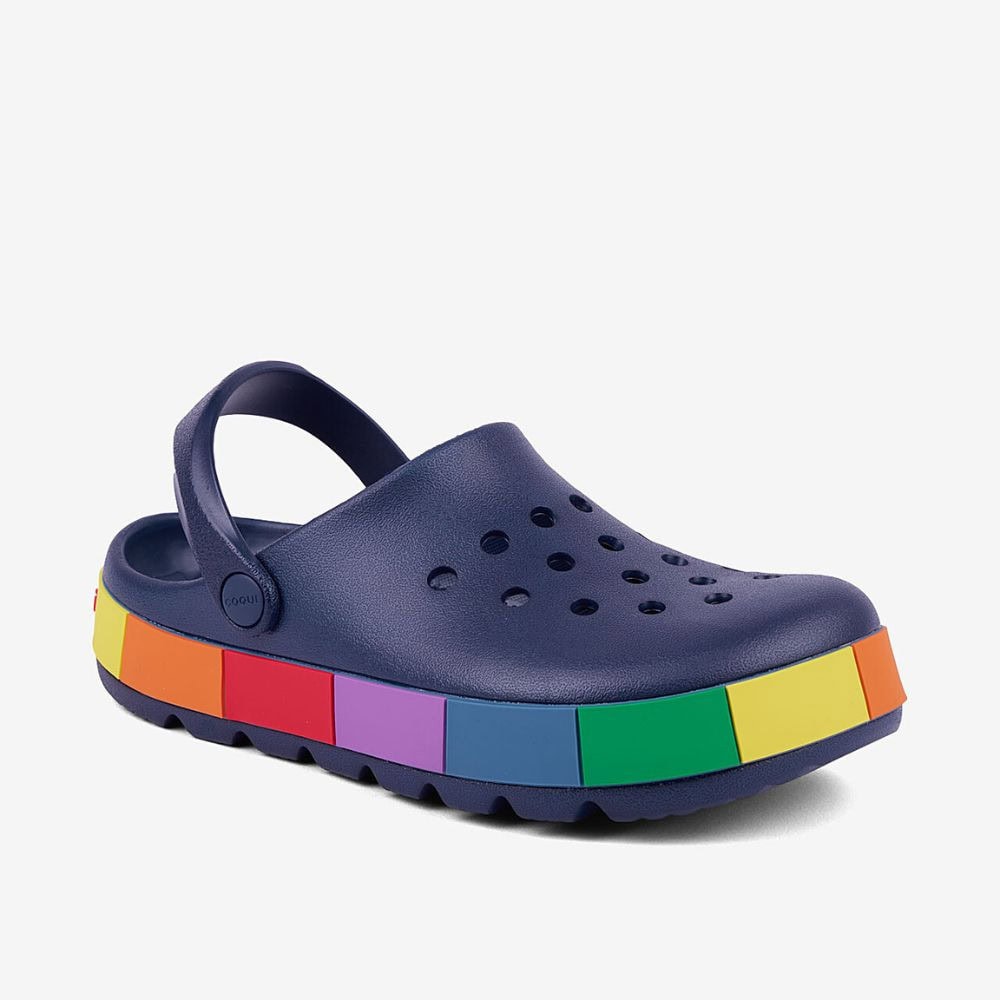 Dámska obuv COQUI Clogsy NIKO Navy Spectrum - Šľapky a sandále - 1