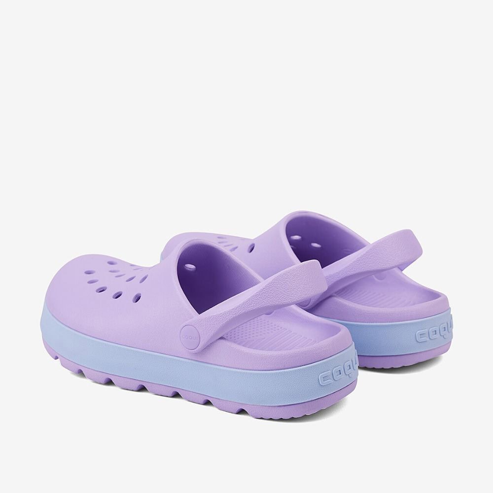 Dámska obuv COQUI Clogsy NIKO Viola/Candy Blue - Šľapky a sandále - 2